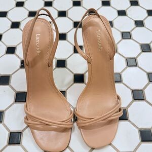 Women's Larroude Annie Leather Slingback Heel